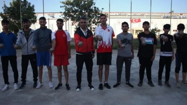Bingöllü sporcular Bocce'de dünya zirvesine göz dikti!