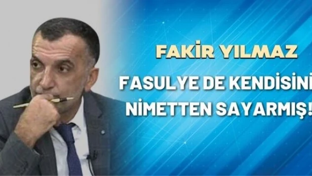 Gazeteci Fakir Yılmaz yazdı...