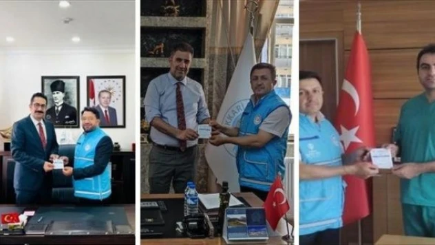 Hakkari'de kurum amirleri vekaletle kurban organizasyonuna destek verdi