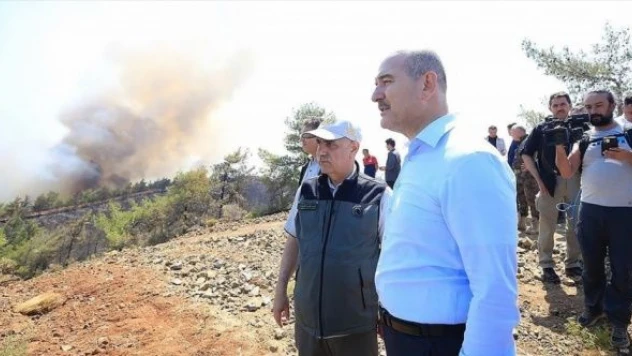 İçişleri Bakanı Soylu:  &quotHerkes bir tek ağacın kurtarılması için çaba sarf ediyor&quot