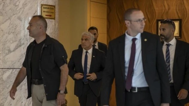 İsrail Dışişleri Bakanı  Lapid Ankara'ya geldi