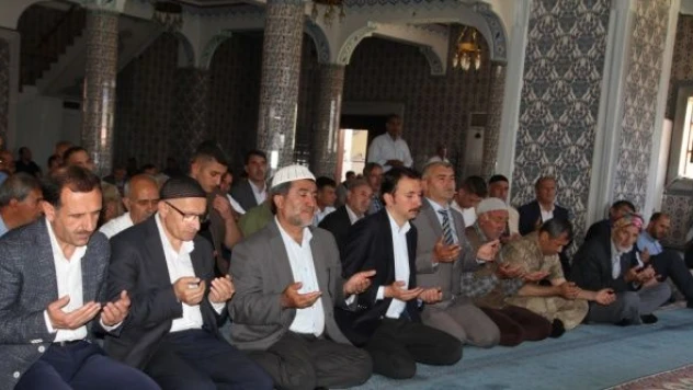 Solhan'da vefat eden İlçe Emniyet Müdürü için mevlit programı yapıldı