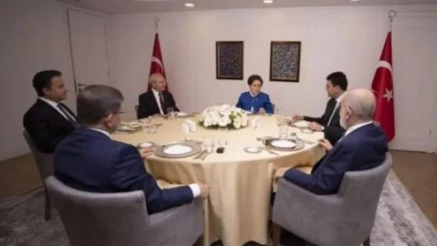 6'lı masadan ortak açıklama: Cumhurbaşkanı aday açıklaması yine yok