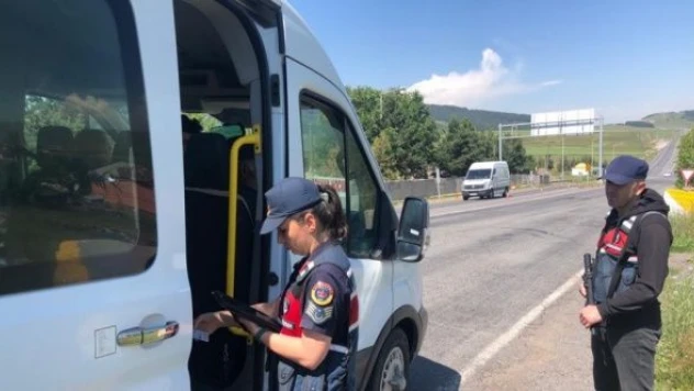 Erzurum, Ardahan, Kars ve Ağrı'da bayram öncesi trafik denetimi yapıldı