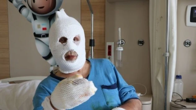 Bayburt'ta tüp patlaması az daha can alıyordu!