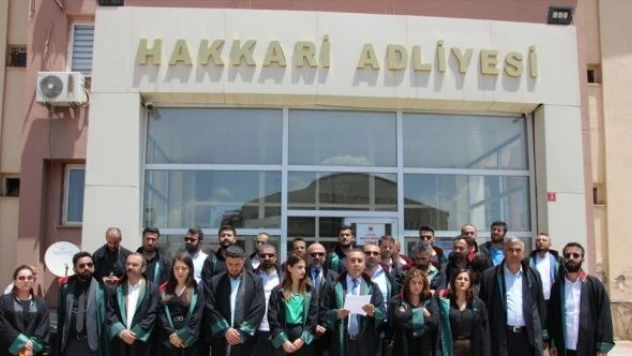 Hakkari'de avukat Servet Bakırtaş'ın öldürülmesine tepki!