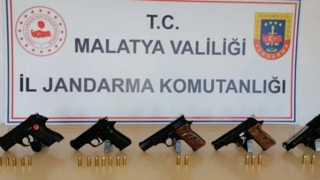 Malatya'da silah kaçakçılığı operasyonu!