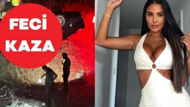 Televizyon yıldızı Bodrum'da kaza yaptı