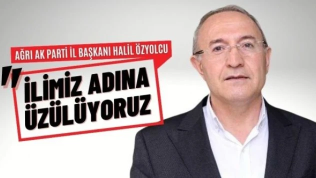 AK Parti Ağrı İl Başkanı Ağrı'daki görüntülerle ilgili ne dedi?