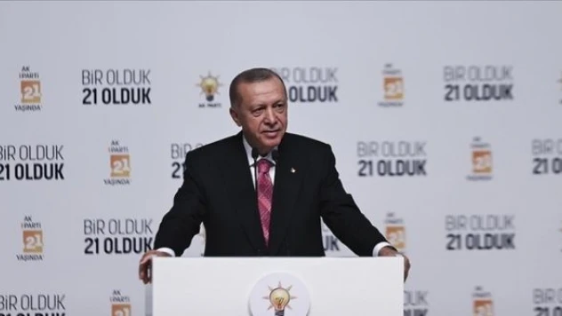 AK Parti'nin 21'nci kuruluş yılı kutlandı