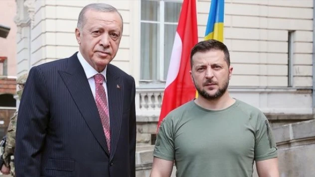 Cumhurbaşkanı Erdoğan, Zelenskiy ile bir araya geldi