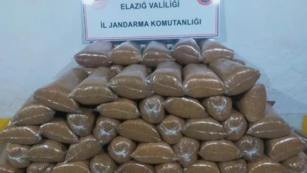 Elazığ'da kaçak tütün operasyonu!