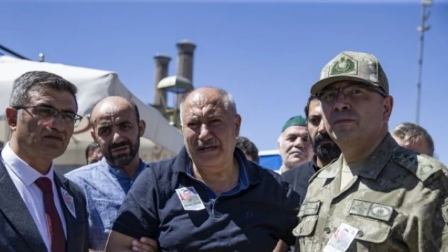 Erzurum'da kalp krizi nedeniyle  hayatını kaybeden  asker son yolculuğuna uğurlandı