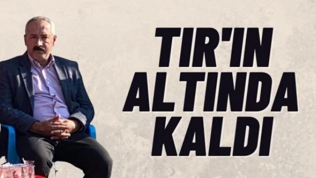 Gölgesinde dinlendiği TIR'ın altında kaldı!