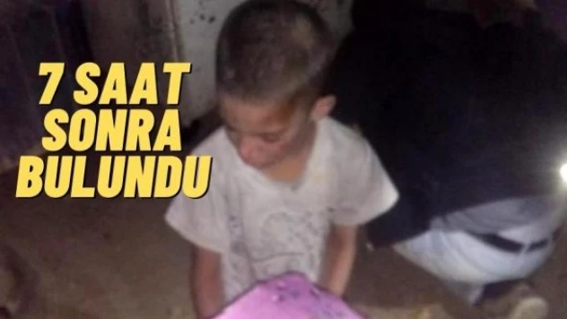 Muş'ta kaybolan çocuk bakın nerede bulundu?