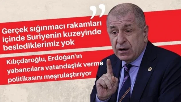 Ümit Özdağ gerçek kaçak ve sığınmacı rakamlarını açıkladı