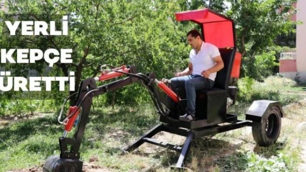 Van'da yerli kepçe üretildi