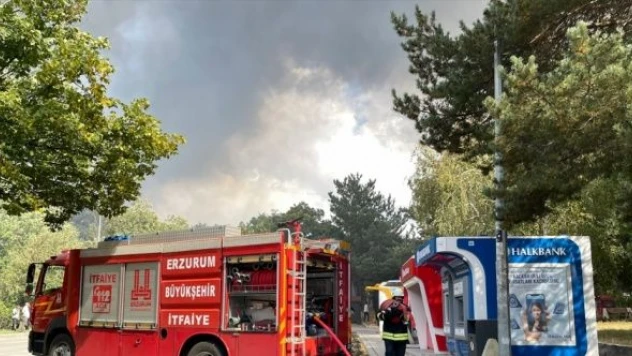 Atatürk Üniversitesi'nin yemekhanesinde yangın çıktı!