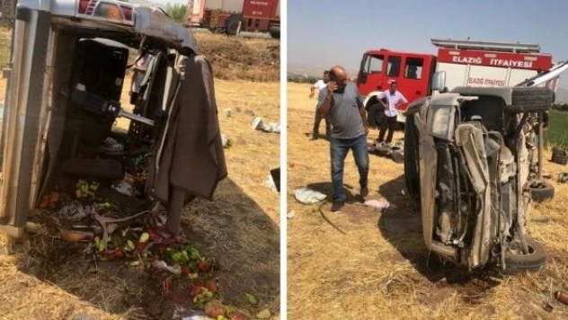 Elazığ'da trafik kazası!