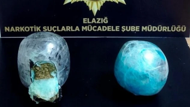 Elazığ'da yolcu otobüsünde esrar operasyonu!