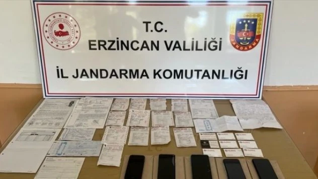 Erzincan'da tefecilik operasyonu!