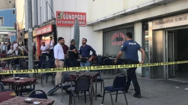 Erzurum'da taşlı sopalı kavga