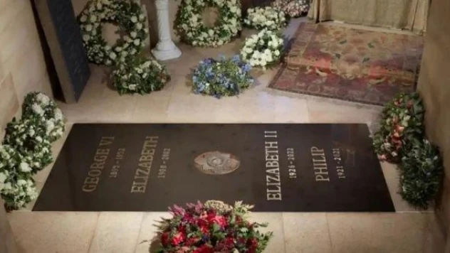 Kraliçe Elizabeth'in mezarına ait ilk fotoğraf !