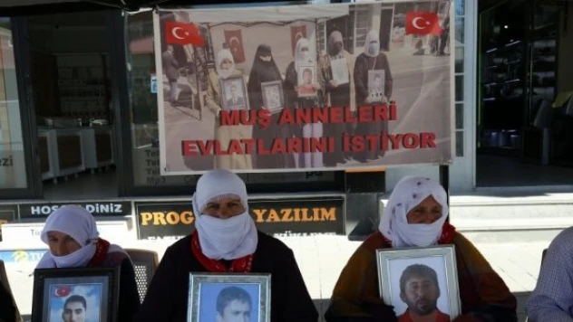 Muş'ta evlat nöbeti tutan aile sayısı 41'e yükseldi