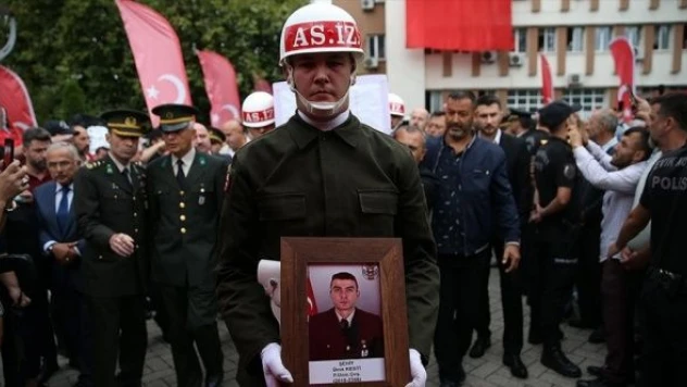 Şehit Piyade Uzman Çavuş Ümit Kesti son yolculuğuna uğurlandı