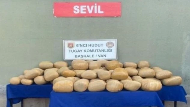 Van hudut hattında esrar operasyonu