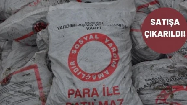 Doğu Anadolu'da yardım kömürleri sosyal medyadan satışa çıktı!