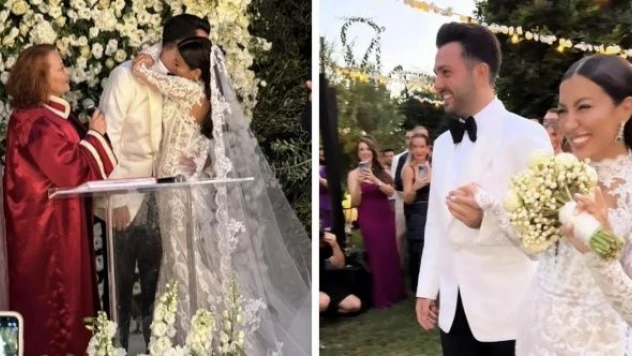 Engincan Ural ile Merve Kaya evlendi