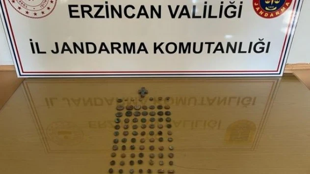 Erzincan'da çok sayıda tarihi obje ve sikke ele geçirildi