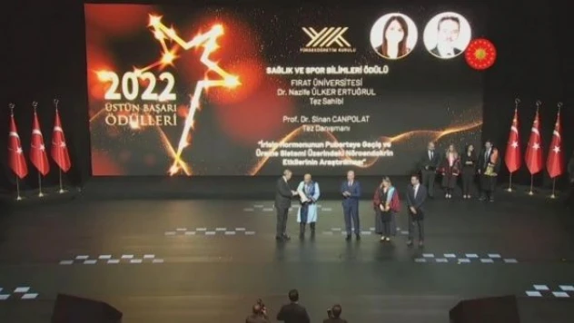Fırat Üniversitesi'ne Cumhurbaşkanı Recep Tayyip Erdoğan'dan Ödül