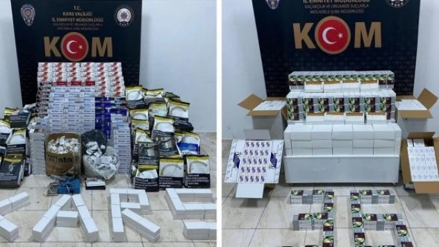 Kars'ta kaçakçılık operasyonu:  30 gözaltı