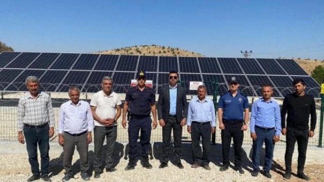Keban ilçesinde güneş enerjisi sistemi kuruldu