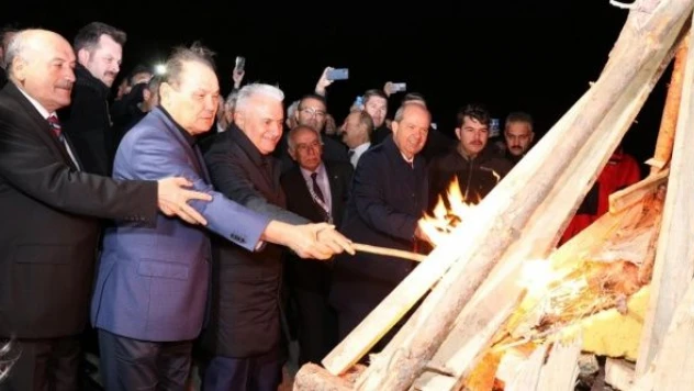 KKTC Cumhurbaşkanı Tatar ve Binali Yıldırım, Erzincan'da Kıbrıs gazileriyle buluştu