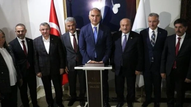 Kültür ve Turizm Bakanı Ersoy, Erzincan'da ziyaretlerde bulundu