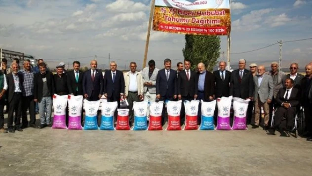 Muş'ta 645 ton sertifikalı tohum dağıtıldı