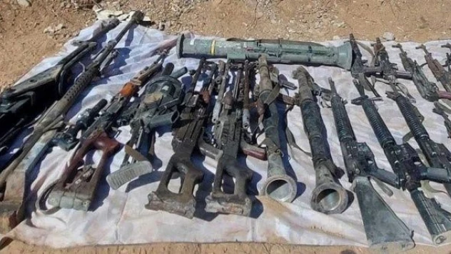 Pençe-Kilit Operasyonu'nda binlerde  silah ele geçirildi