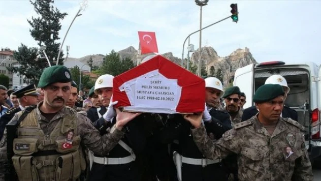 Şehit Özel Harekat Polisi Çalışgan, Tokat'ta son yolculuğuna uğurlandı