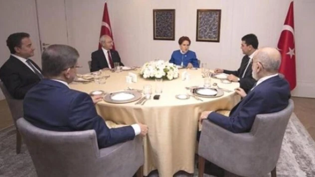 Altılı Masa ortak açıklamasını yayımladı