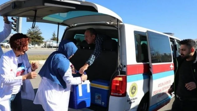 Bayburt'ta beyin ölümü gerçekleşen hastanın organları 3 hastaya umut olacak