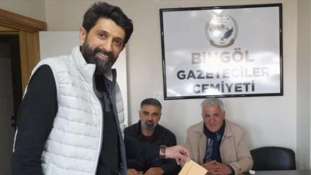 Bingöl Gazeteciler Cemiyetinde Mahmud Arda güven tazeledi