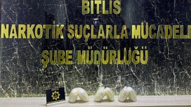 Bitlis'te sentetik uyuşturucu operasyonu!