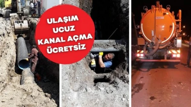 Bu kentte ulaşım ucuz, kanal açma ücretsiz