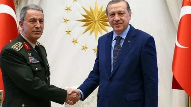 Cumhurbaşkanı Erdoğan Hulusi Akar'la görüştü