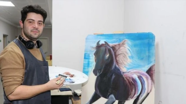 Down sendromlu ressama sipariş yağıyor