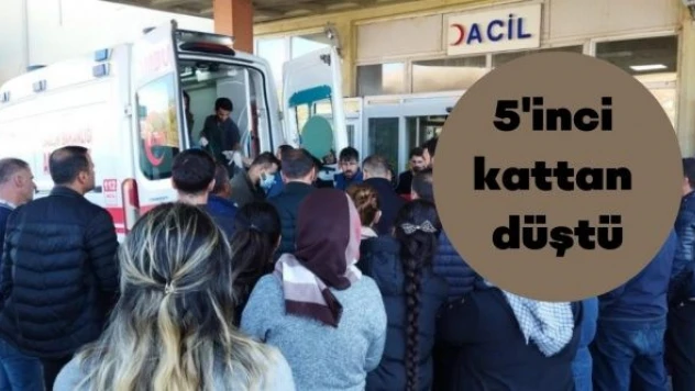 Hakkari'de talihsiz olay:  Genç kız, 5'inci kattan düştü