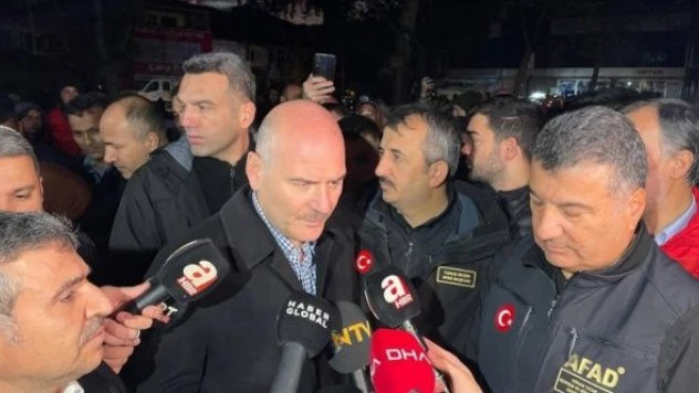 Bakan Soylu: &quotŞu anda herhangi bir can kaybımız söz konusu değil&quot